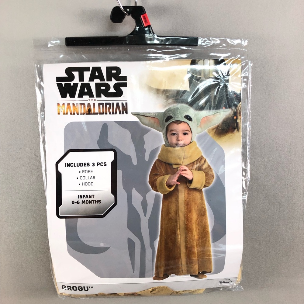 Star Wars Grogu Infant Costume - Brown, Green & Cream